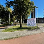 Mozartlaan vanaf het fietspad Oude Baan bij de Laurentiuskerk nr. 20241061