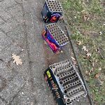 Resten van vuurwerk in de Rooseveltlaan nr. 20250102 