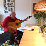 Roel van Dongen speelde en zong