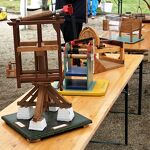 Open Monumentendag 12 sept 2021 Uitleg via foto's en modellen van de werking van de molen. foto André Bijker
