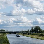 Kanaalzicht vanaf het zangfietspad nr. 20230805 A 