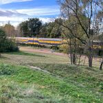 Spoorpark vanaf de 'berg'  nr. 20231107 A