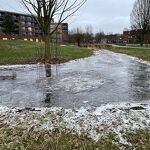 IJs in wadi in de Hoef nr. 20240115