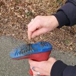 Dit is in de Sportlaan waar de poep op de stoep ligt. Ik wil graag aandacht vragen voor het op laten ruimen van de poep. Ieder kakkie in een zakkie nr. 20240205 A 