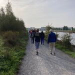 Elke dinsdagochtend te zien in het kanaalpark de Hevo wandelclub 20231010 A 