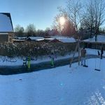 IJsbaantje op speelveldje 't gele Hofje