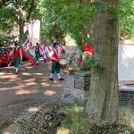 Het gilde bij de openluchtviering Coudewater 29 juni 2025 nr. 20250622 