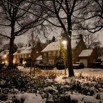 Rector Zwijsenlaan in  avondsneeuw door Geertje Falke nr. 20260107
