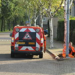 Veilige afzetting met voertuig