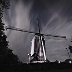 Onze molen bij avond, gemaakt door Hans Broeksteeg, foto winnaar van 2023  nr. 20230917
